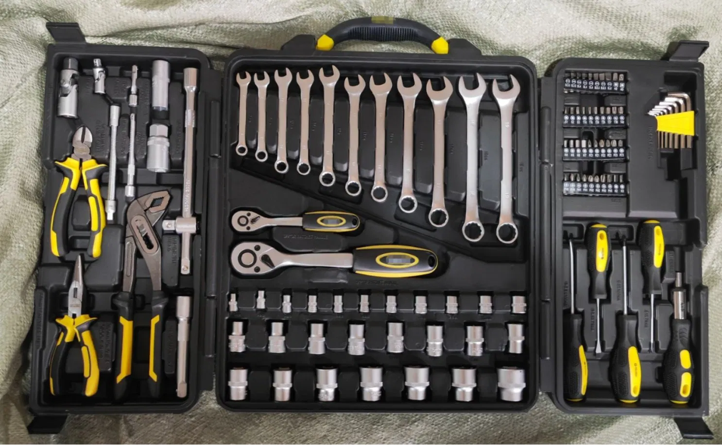 Wrench Tool Set Car Repair Hand Tools /Combination Tool/Mechanic Tools Set/110PCS 1/4" 1/2" Dr Socket Set