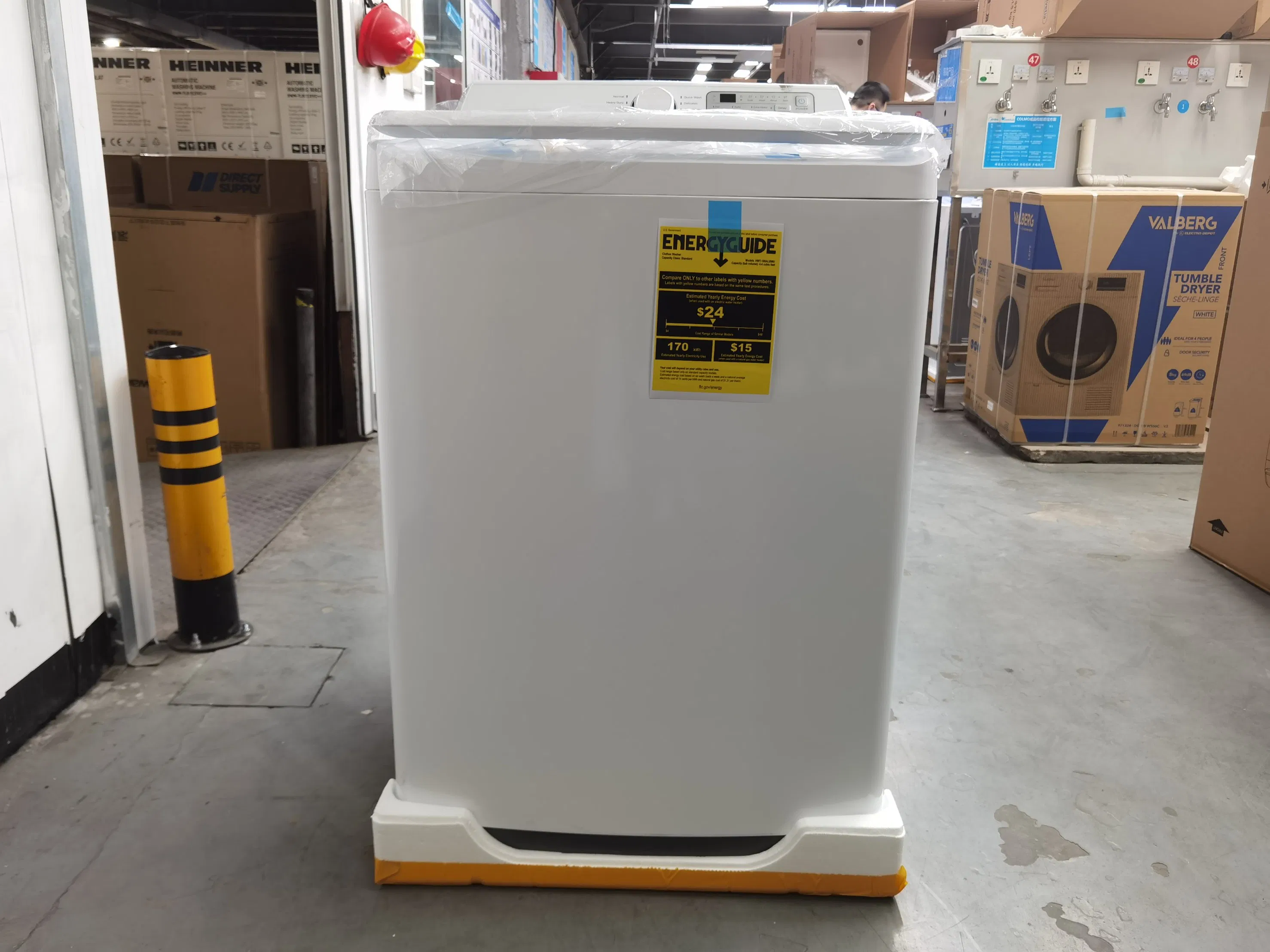 18kg USA Standard Top Loading Washing Machine Laundry Washer
