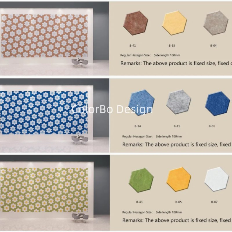 High Density Acoustic Ecco Polyester Fiber Foam Soundproof Panel