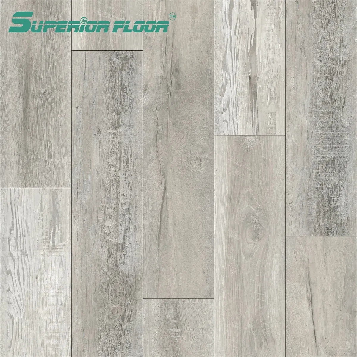 Fire-Proof, Anti-Slip, Anti-Slippery Waterproof Lvt Spc Vinyl PVC Floor for Kitchen Room, Bedroom