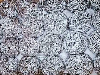 410 Stainless Steel Scourer for Kitchen Cleaning with Collective Package