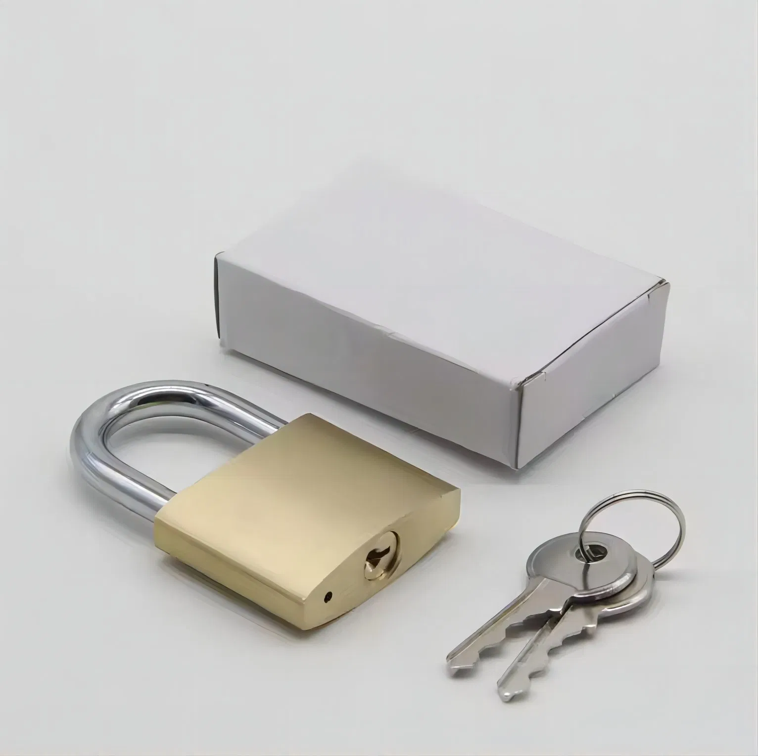 Brass Painted Iron Padlocks and Keys in Bulk Waterproof Safety Padlock