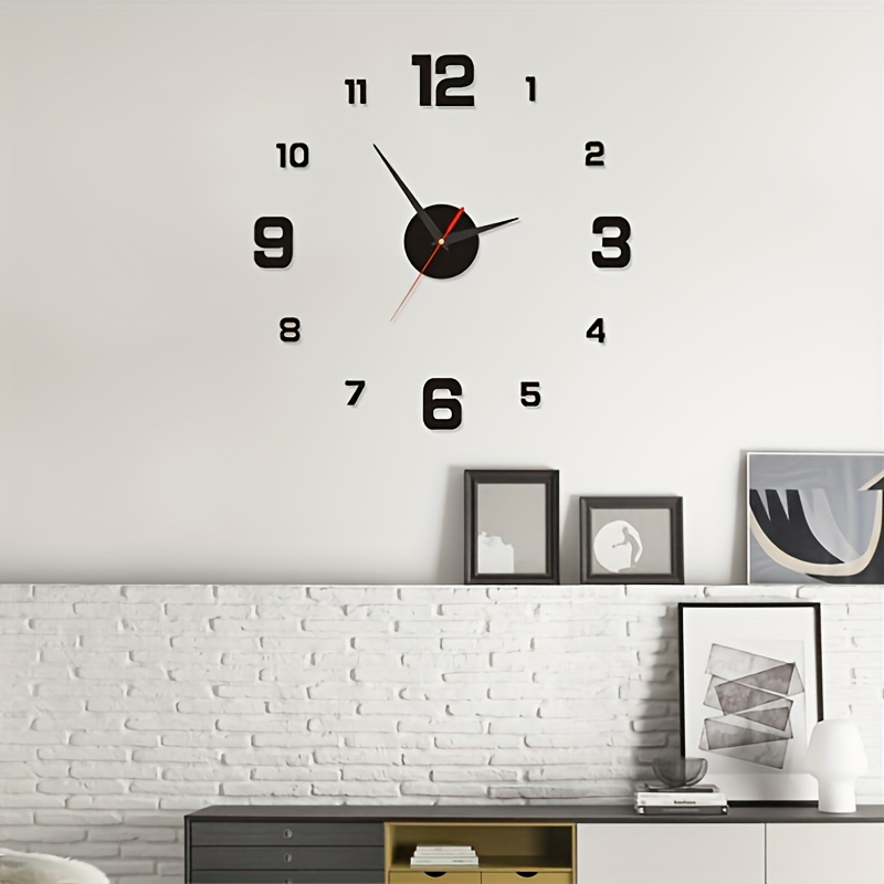 Creative Interactive Luminous Digital Clock DIY Silent Wall Clock