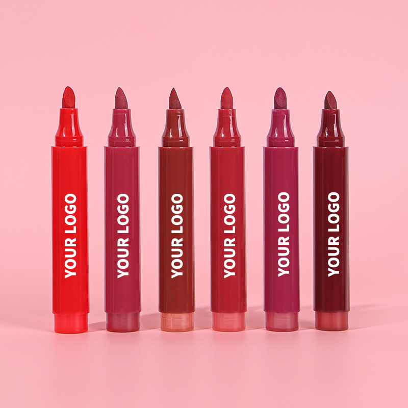 6colors Waterproof Lip Liner Custom Lip Makeup Wholesale Two in One Lipliner