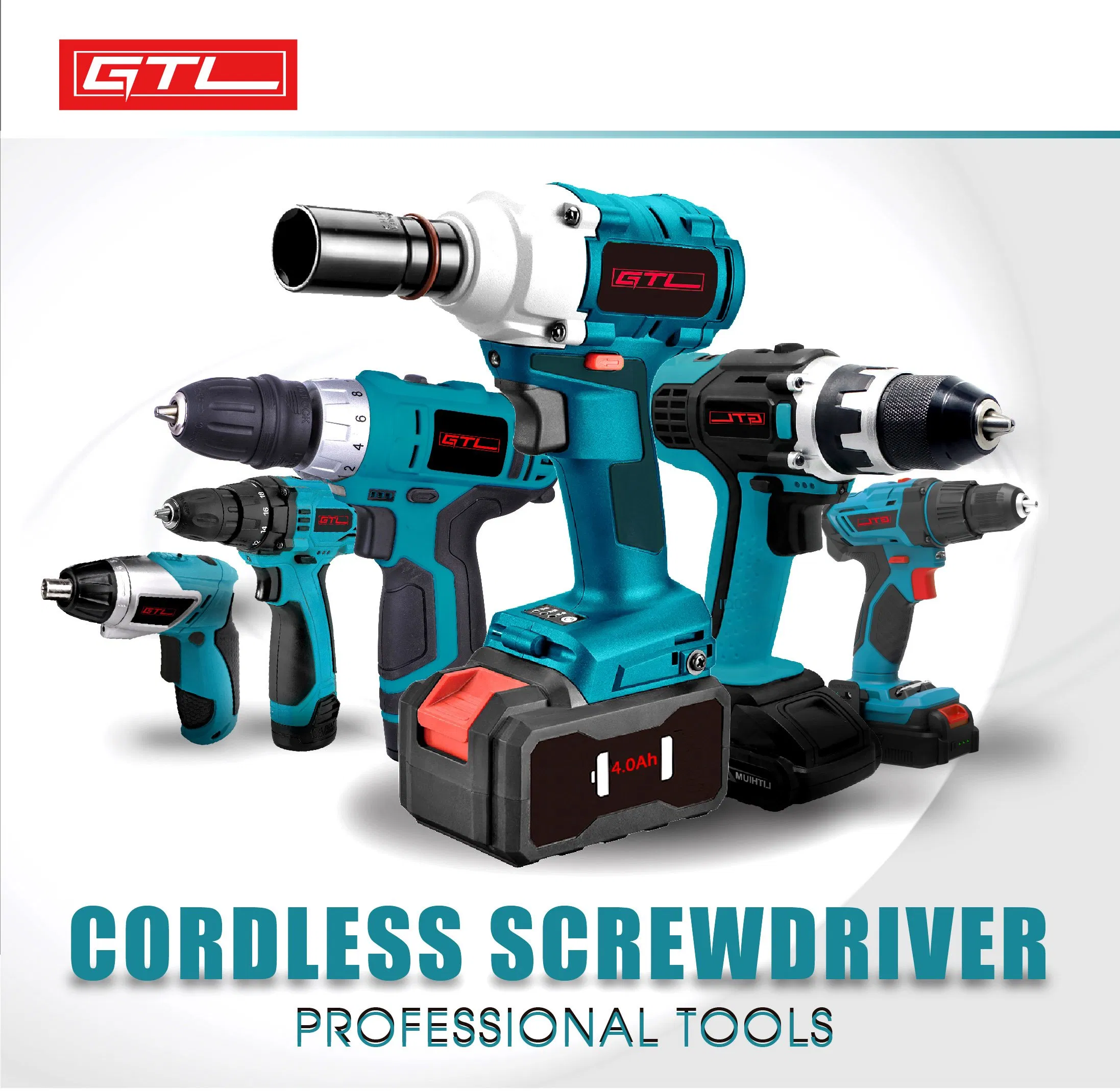 Gun Shape 3.6V Lithium Pistol Handle Cordless Screwdriver with Bit Clinder (CDS017)