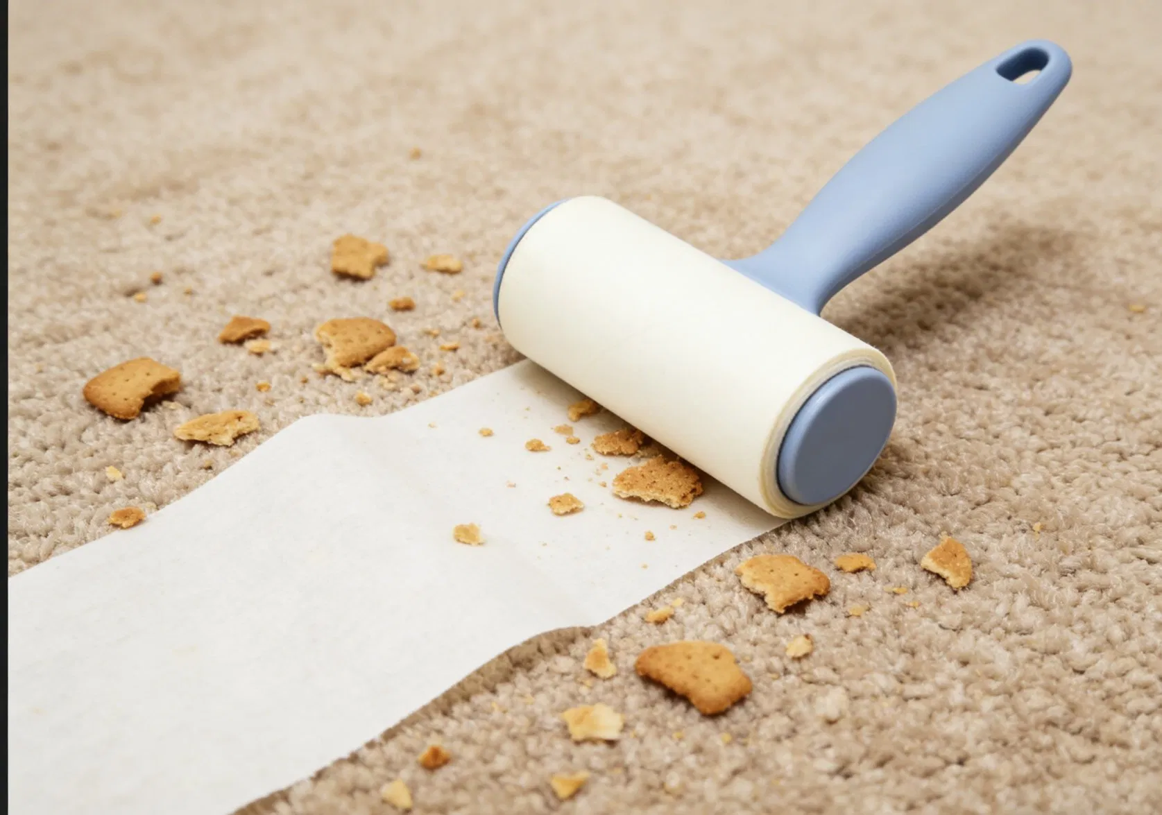 New Multi-Purpose Lint Roller with Easy Peel Sheets Portable Sticky Adhesive Roller for Removing Dust, Lint and Pet Fur From Clothing, Bedding and Sofa