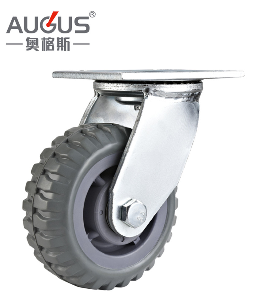 4 5 6 8 Inch Heavy Duty Caster Wheel PU Industrial Caster