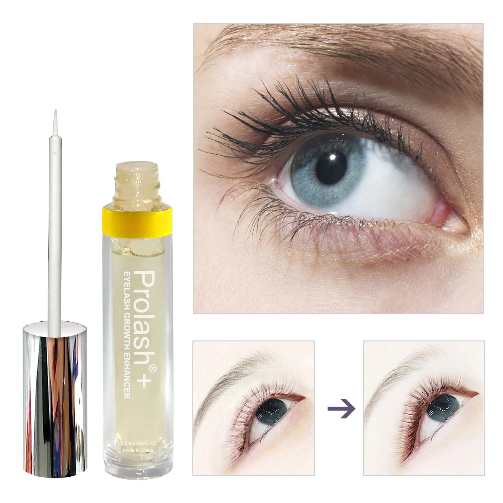 Fast Long Eyelashes Growing Best Natural Eyelash Growth Serum