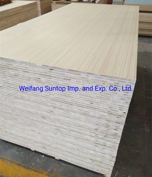 E1 E2 Melamine WBP Glue 2-40mm Melamine Block Board for Furniture Cabinet Wardrobe