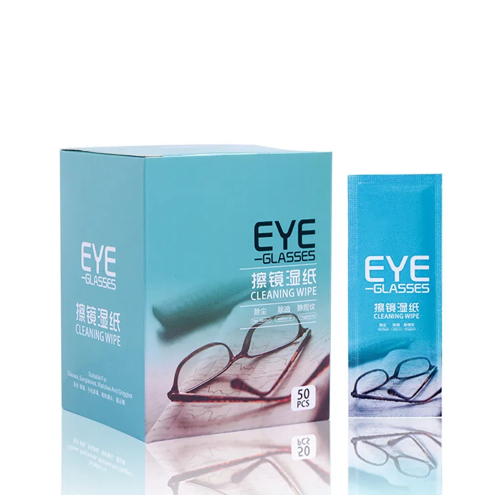 Wet Strength Paper Lens Cleaning Tissue Isopropyl Alcohol Glass Lens Wet Wipes