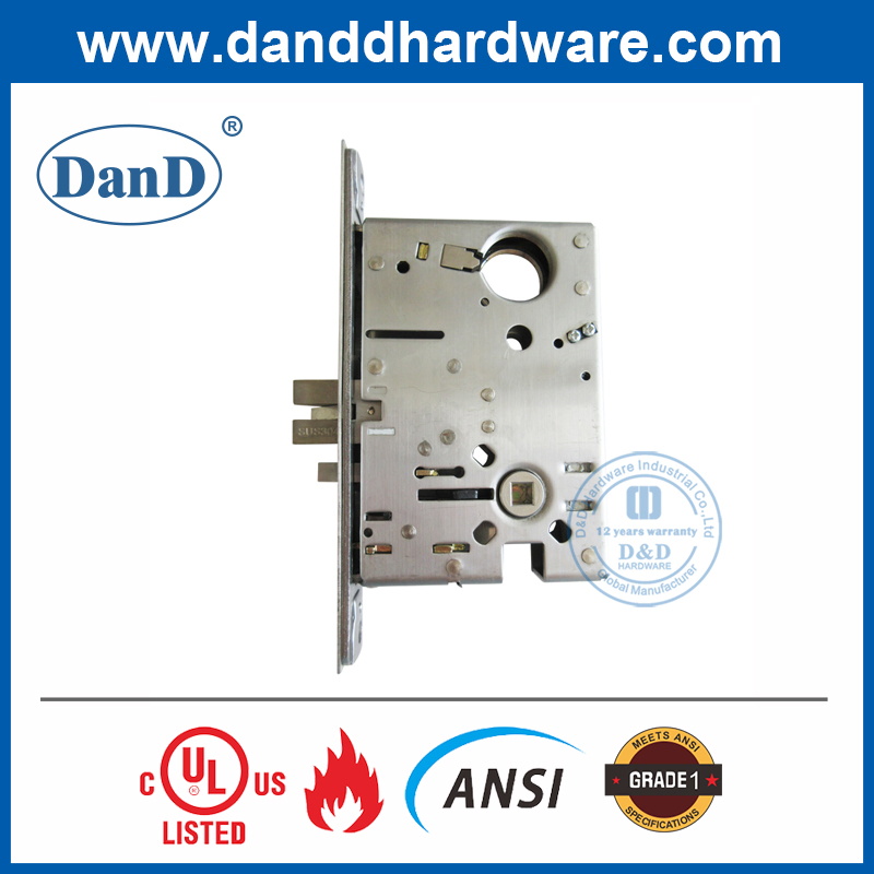 Custom Furniture Hardware Storeroom Lock Deadbolt Room Lock with UL ANSI Certified