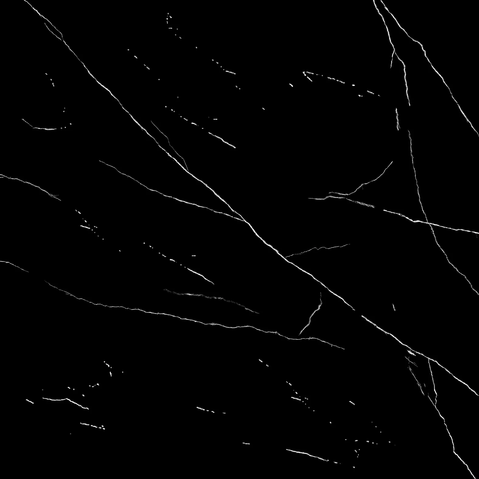 Marble Look Polished Porcelain Tile Black 600*600 Bathroom Tiles