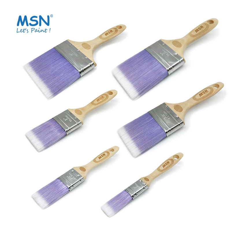 Кисть малярная профессиональная с деревянной ручкой