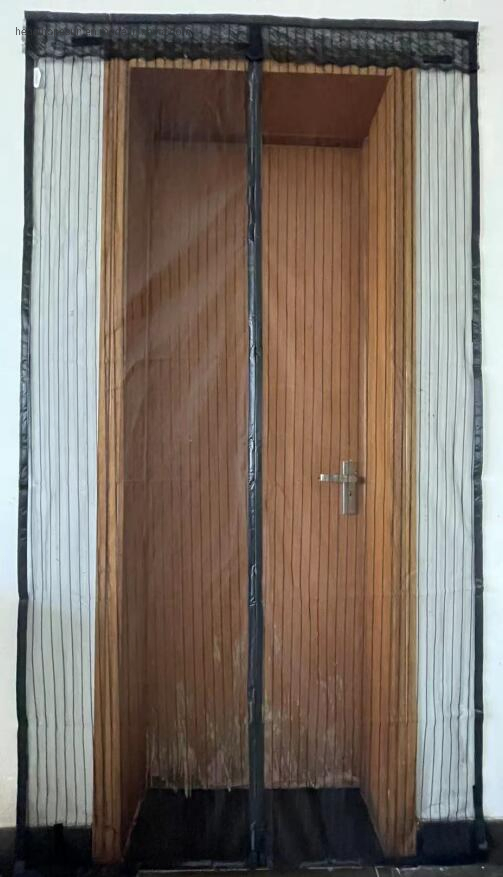 Black Color Polyester Magic Door Curtain Screen for Mosquito Proof in Summer