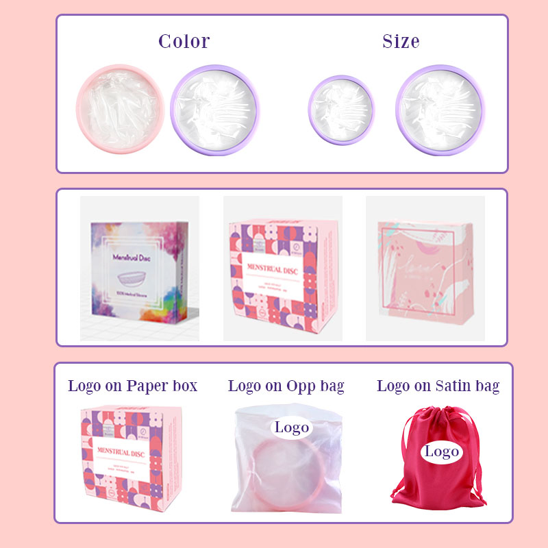 Furuize Disposable Period Discs Reduce Cramps Dryness Disposable Menstrual Disc