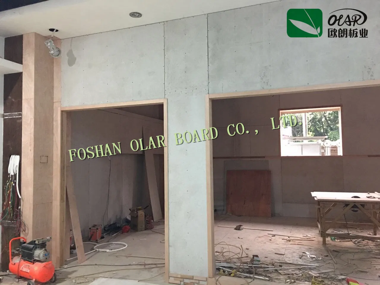 Fiber Cement Board Asbestos Free Calcium Silicate Partition Panels (Low Density)