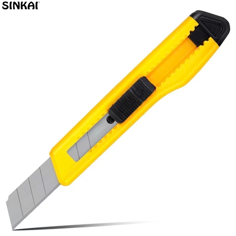 18mm Stationery Paper Cutter ABS Handle Retractable Utility Knife Box Cutter Snap off Knife