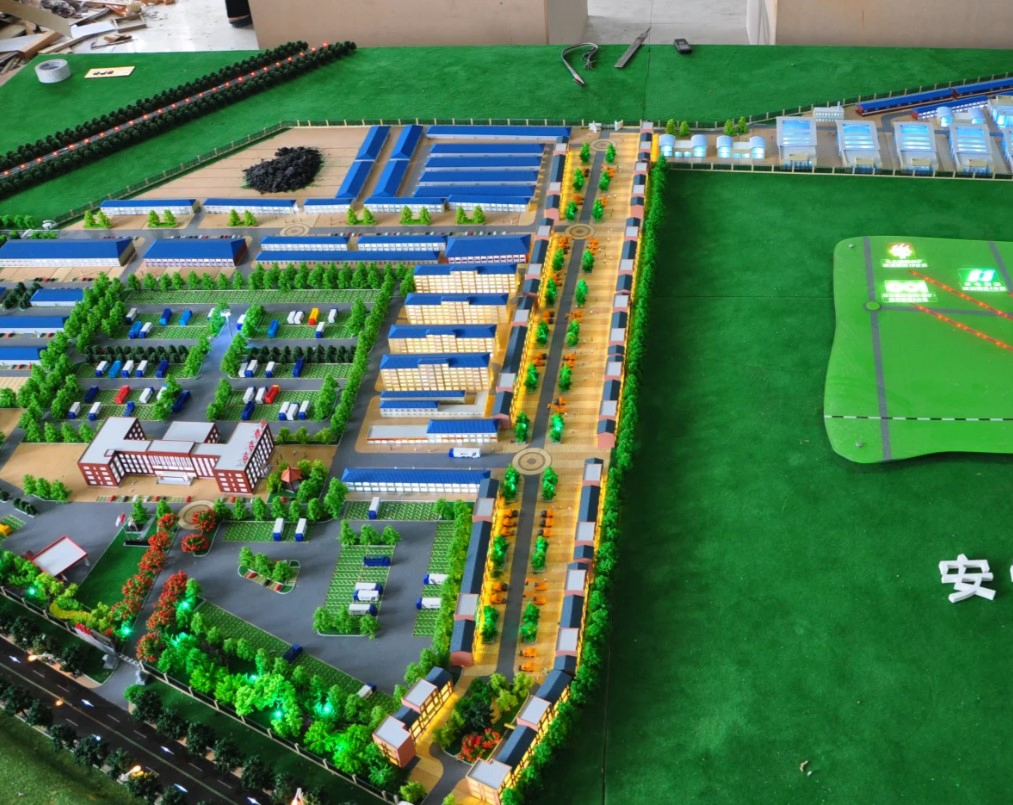 Innovative Warehouse Logistics Model Display for Exhibitions by Heng Hui