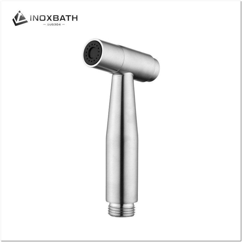 360 Degree Wall Mounted Stainless Steel Shattaf Bidet Spray Metal Bathroom Faucet