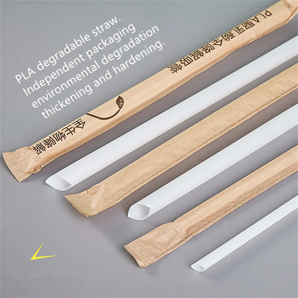 Whites Clear Plastic Plastics Wrapped Straw