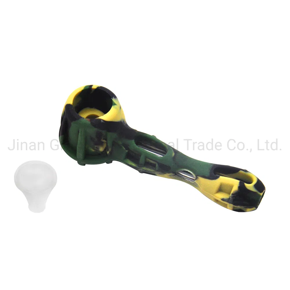 2021 Hot Sale Silicone Pipe Glass Pipe Glass Smoking Pipe