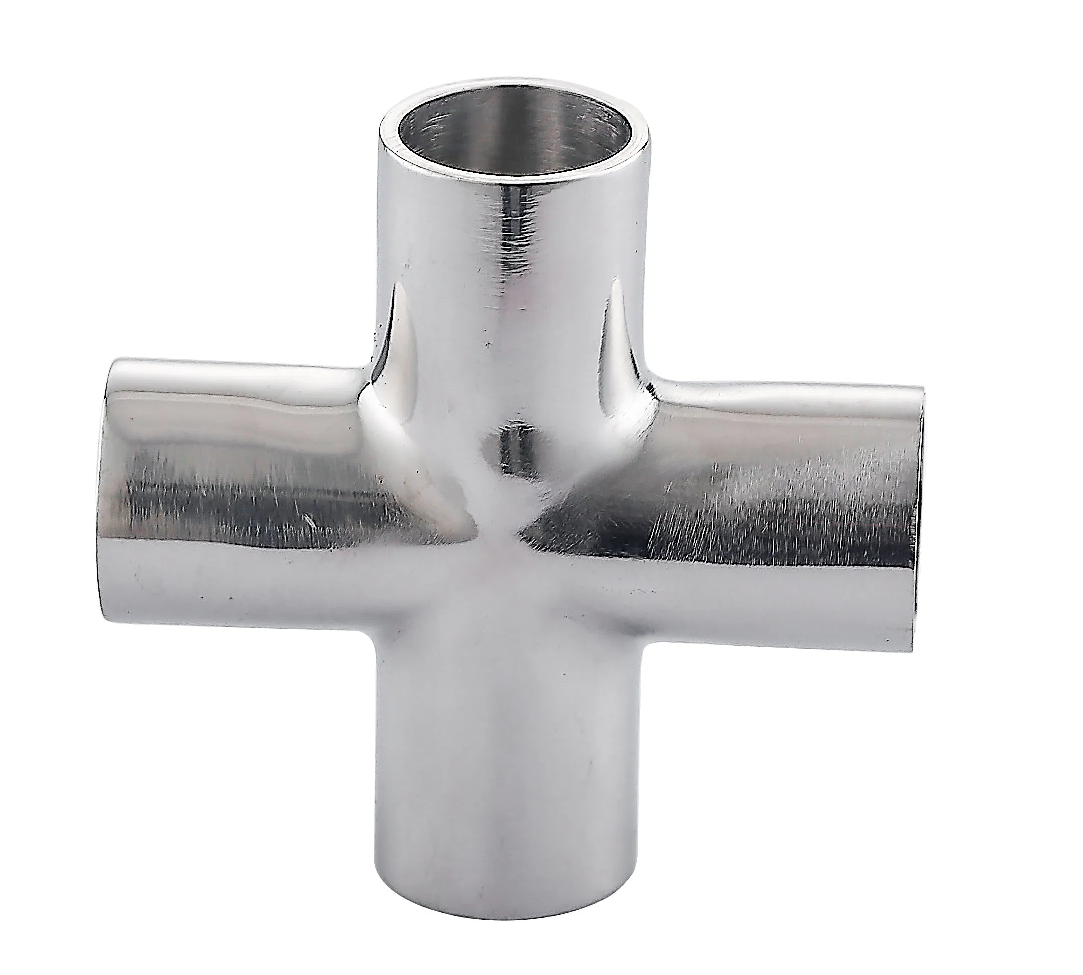 Durable Stainless Steel Vacuum Fitting for Optimal Cross System Connection