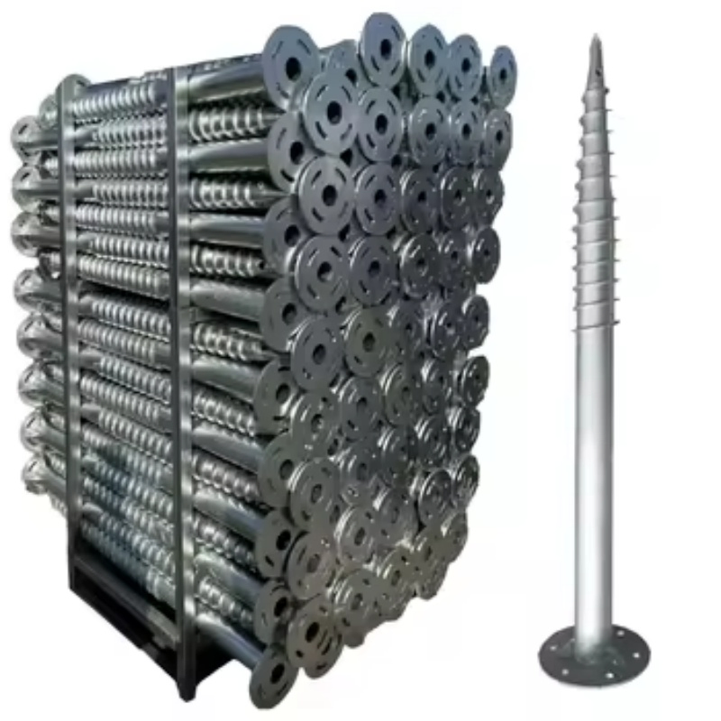 Винтовые сваи двойной спирали для фундаментов