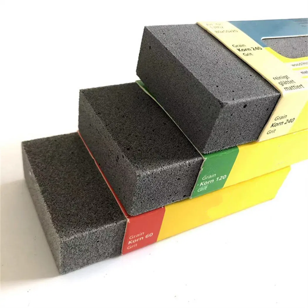 Abrasive Wet Dry Sandpaper Drywall Four-Sided Sponge Sanding Block
