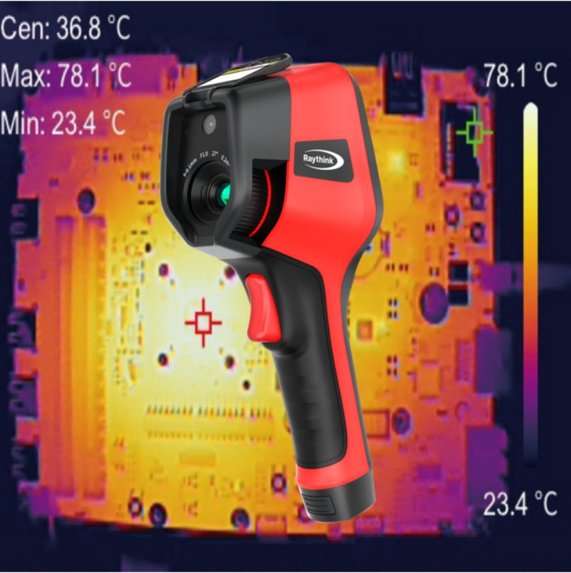 High-Resolution Infrared Thermal Images Construction Inspection Handheld Thermal Camera with Infrared Detector