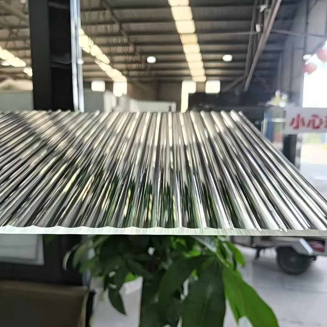 6mm 8mm 10mm 12mm Extra Clear Reeded Low Iron Patterned Glass