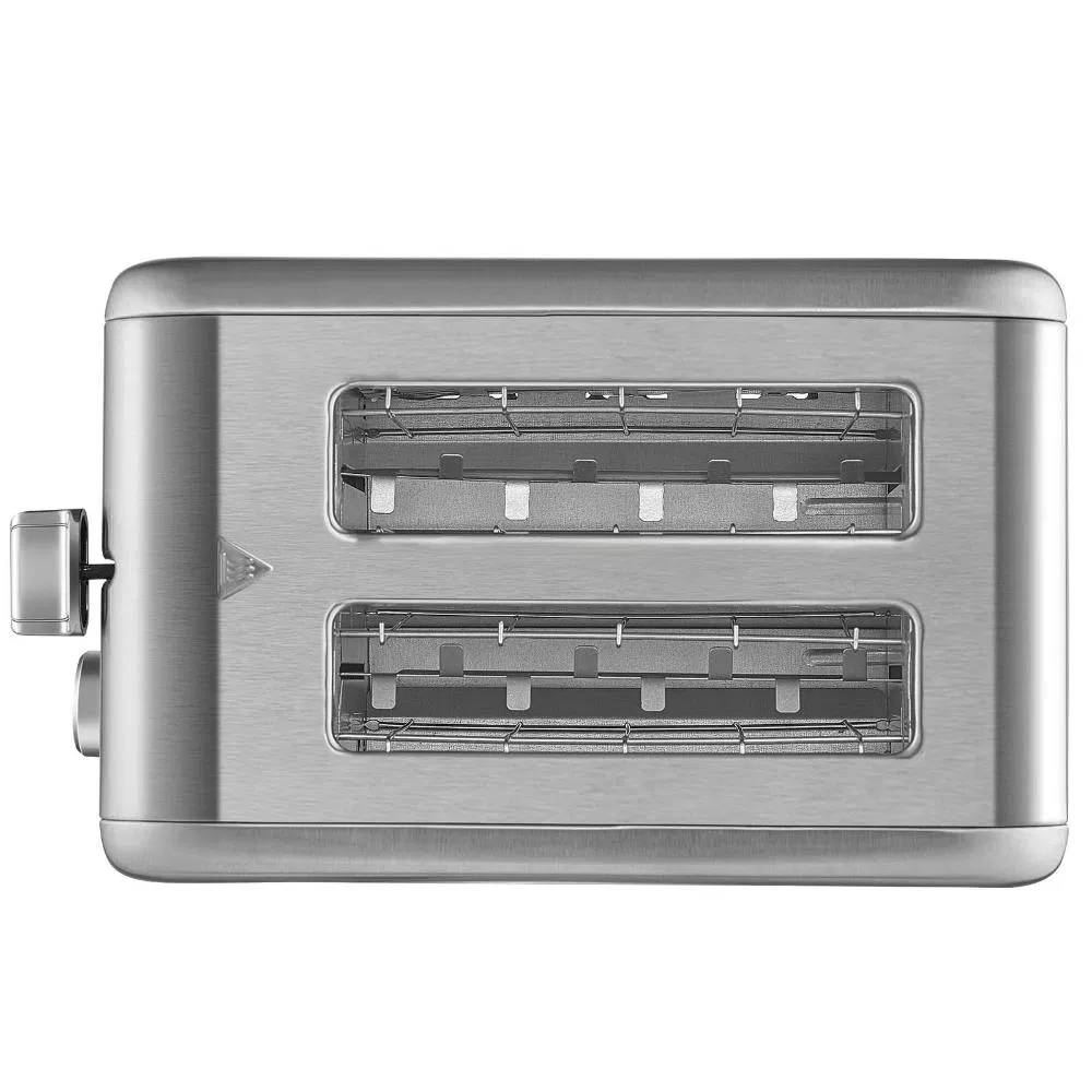 Stainless Steel 2-Slice Toaster with Adjustable Browning Control