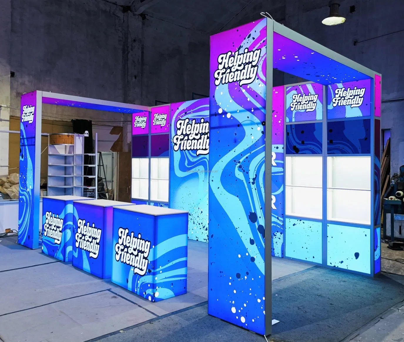 Custom New Assembled Soft Film Light Box HD UV Printing Soft Film Light Box Aluminum Alloy Logo Advertising Soft Film Light Box