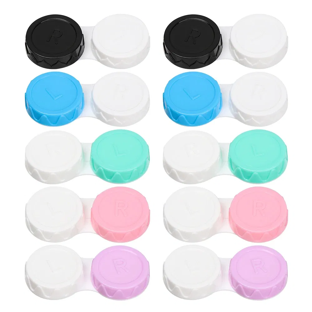 20 PCS Glasses Cosmetic Contact Lenses Box Contact Lens Case for Eyes Travel Kit Holder Container Travel Accessories Wholesale