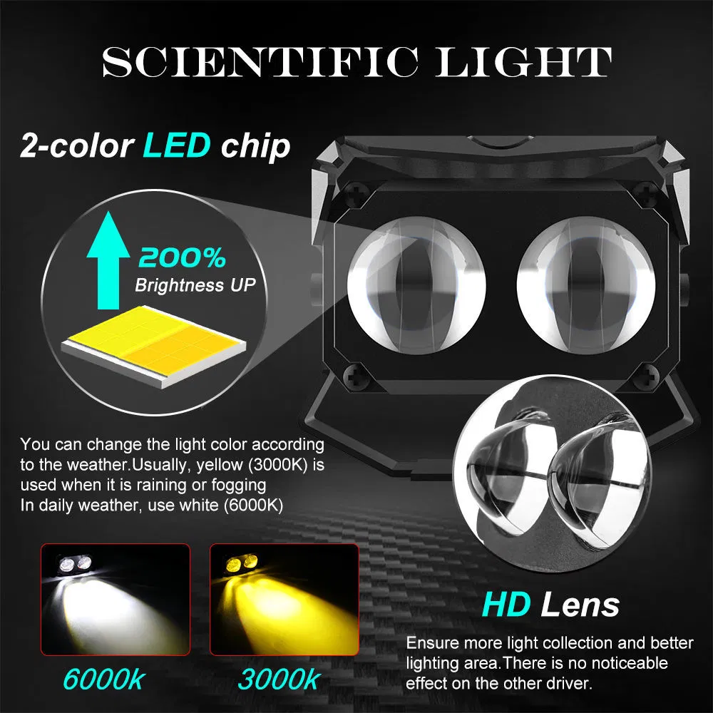 Светодиодная фара-проектор Westar U10 60W для авто и мото