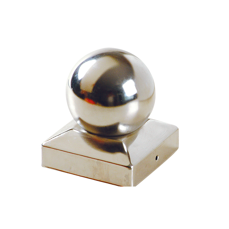 Металлический наконечник для столба с шаром