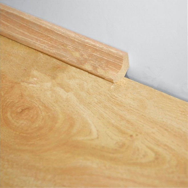 Waterproof Decorative PVC Concave Lin Trim Expansion Space Between Flooring and Wall