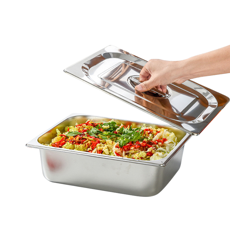 Commercial Supplies Stainless Steel Food Dish Gn Pan Ingredients Pans with Lid