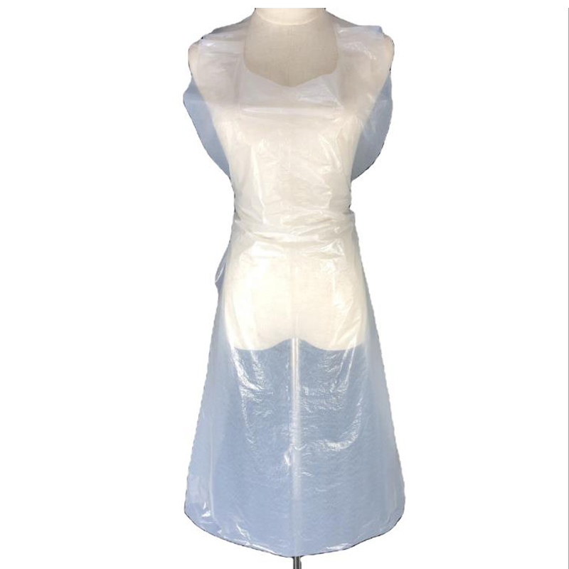Disposable Plastic PE Transparent Flat Apron