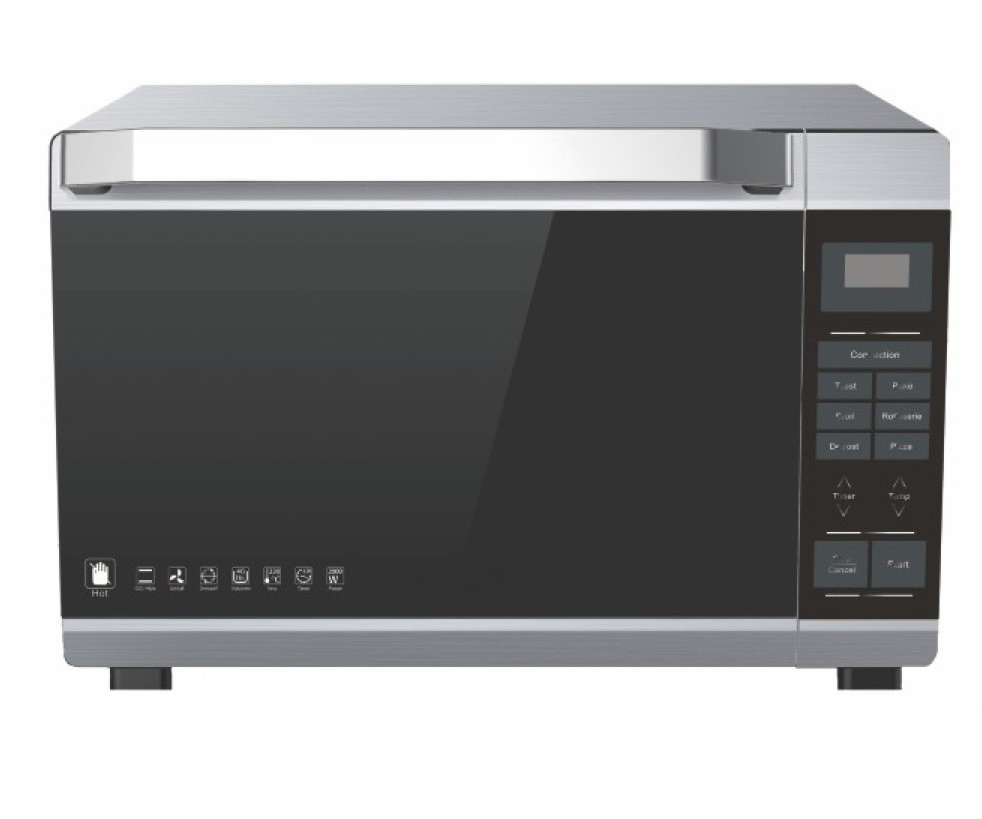 60L 2000W Household Electric Pizza Oven with Convection Rotisserie