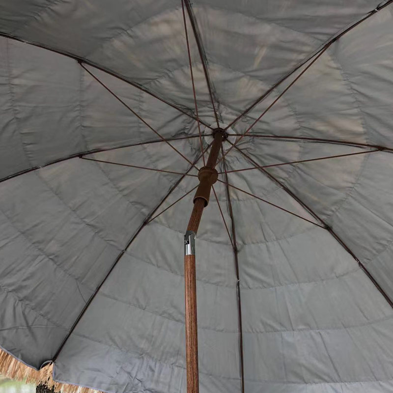 Shade Straw PP Grass Raffia Beach Umbrella