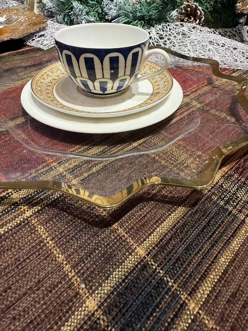 PP Plastic Charger Plate Party/Wedding/Resturant Use