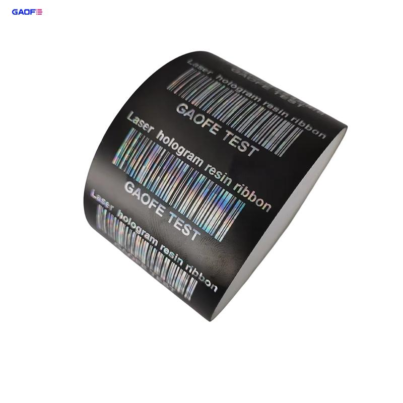 PP Black Continuous Paper Printing Clearly Waterproof Synthetic Paper Label