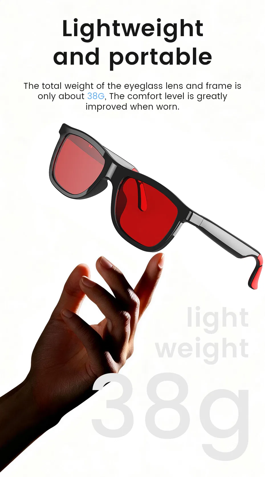 Умные очки с электрохромными линзами и переводчиком