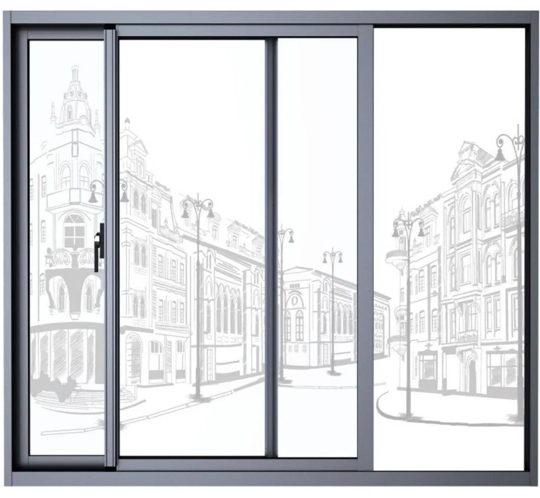 Алюминиевое раздвижное окно 8018 серии