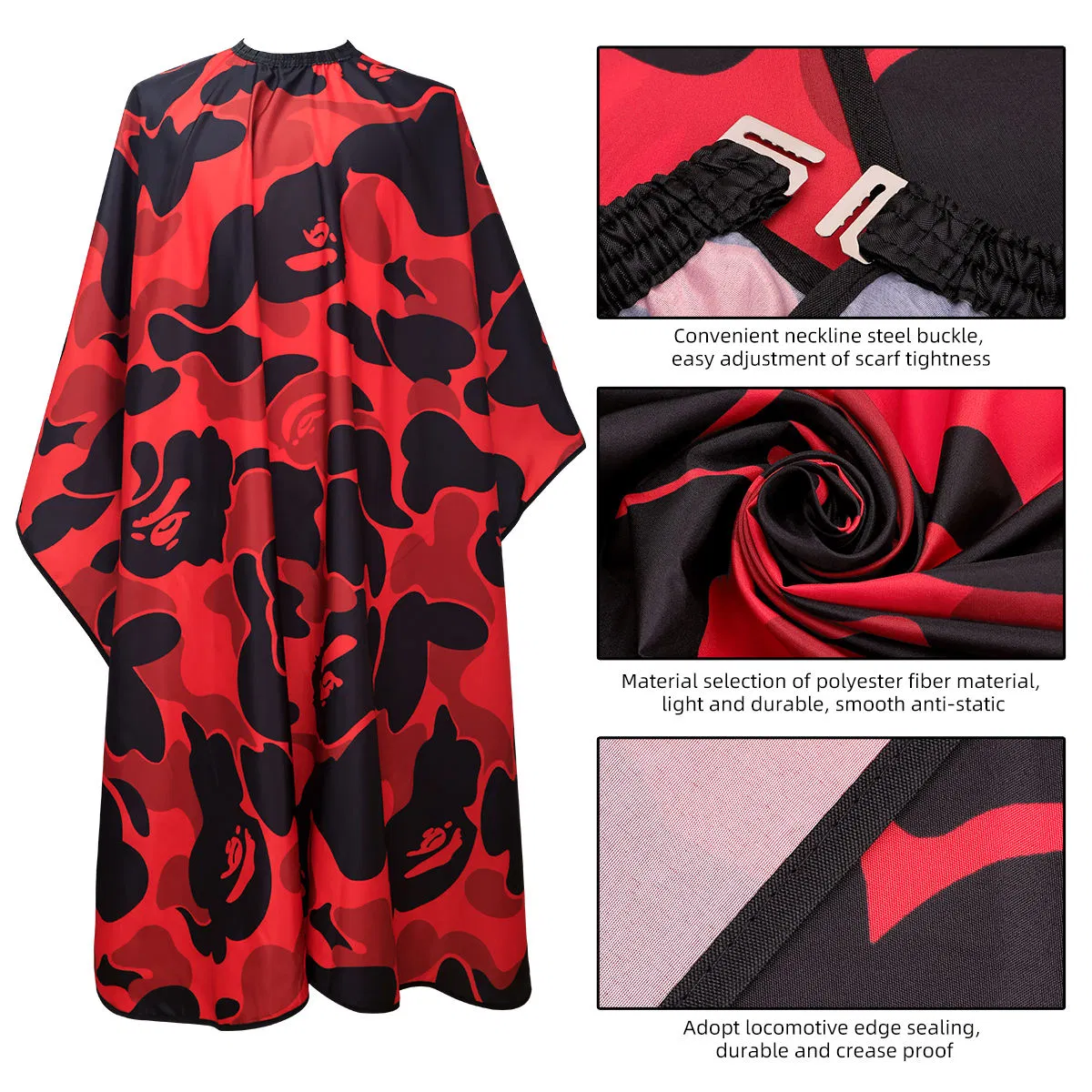 Профессиональная накидка для стрижки волос Barber Cape