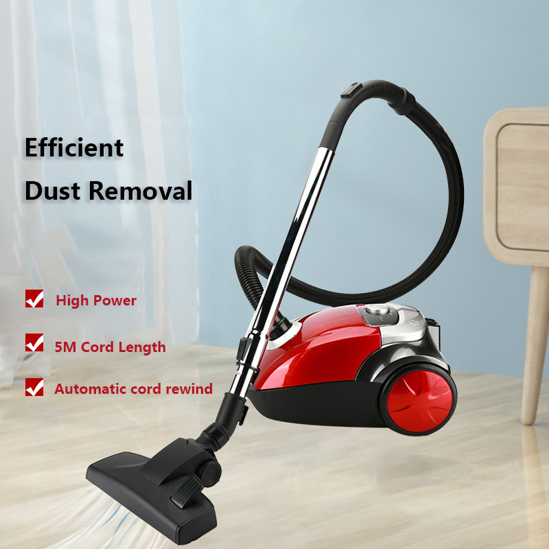 700W Home Horizontal Powerful Cyclonic Canister Bagged Vacuum Cleaner