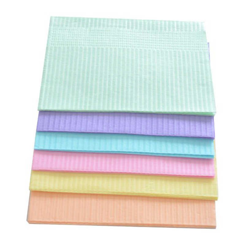Dental Medical Disposable Bib Waterproof Patient Bibs Multiple Colors Medical High-Quality Disposable Dental Bibs