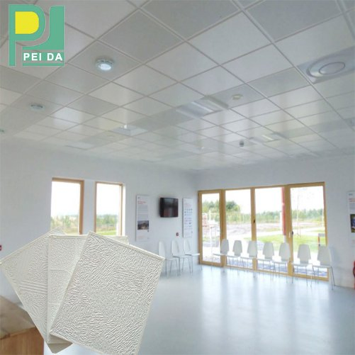 LC Payment Middle East Style Plastic Types of PVC Gypsum Ceilings Boards