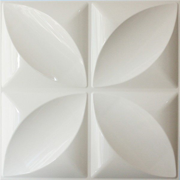 Laser Design 3D Wall Cladding Panels / Customized Shape 3D Wall Panel