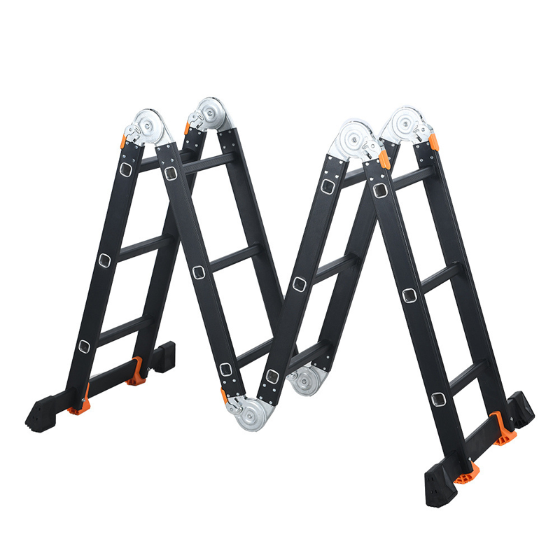 Portable and Retractable Easy Storage Adjustable Height Ladder
